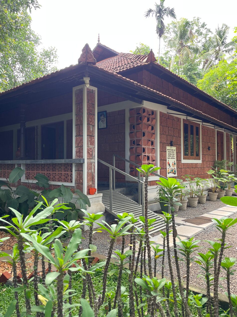 Accessible ramp entrance to the Punarjjany campus
